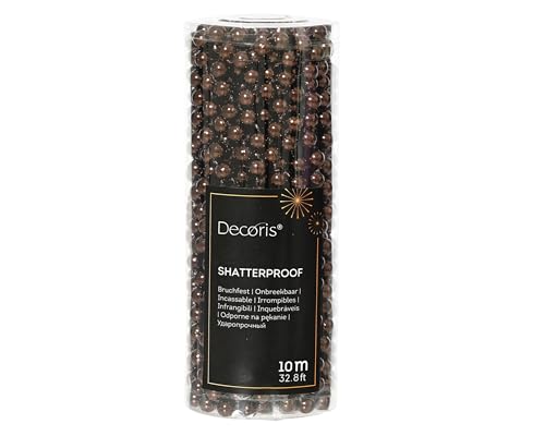 Kaemingk Perlenkette Kunststoff 8mm x 10 Meter Weihnachtsbaum Deko - Perlengirlande - Christbaumschmuck & Weihnachtsdeko - Schwarze Trüffel Kaemingk Perlenkette Kunststoff 8mm x 10 Meter Weihnachtsbaum Deko - Perlengirlande - Christbaumschmuck & Weihnachtsdeko - Schwarze Trüffel von Kaemingk
