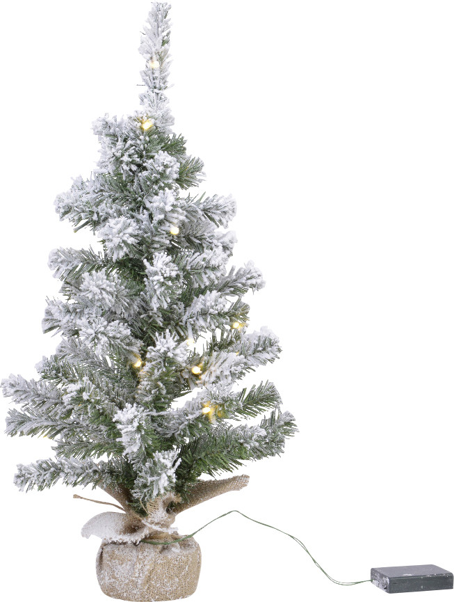 Kaemingk Tannenbaum künstlich beleuchtet beschneit 35 Lichter warmweiß von Kaemingk