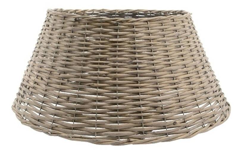 Kaemingk Weihnachtsbaumdecke Weihnachtsbaum Ständer Abdeckung Husse Weide grau Ø 70 cm / Höhe 28 cm von Kaemingk