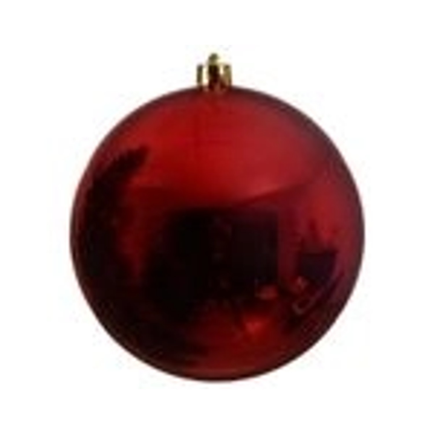 Kaemingk Weihnachtsbaumkugeln Bruchfest  20 cm 1 Stueck in Rot Glanz von Kaemingk