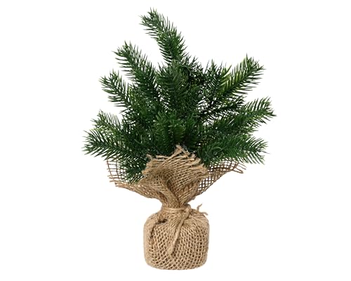 Kaemingk Weihnachtsgesteck Tannenzweige künstlich 22cm hoch D.13cm im Jutesack 1 Stück - platzsparend & wiederverwendbar - Deko Gesteck - Weihnachtsdeko & Winterdeko - Grün Kaemingk Weihnachtsgesteck Tannenzweige künstlich 22cm hoch D.13cm im Jutesack 1 Stück - platzsparend & wiederverwendbar - Deko Gesteck - Weihnachtsdeko & Winterdeko - Grün von Kaemingk
