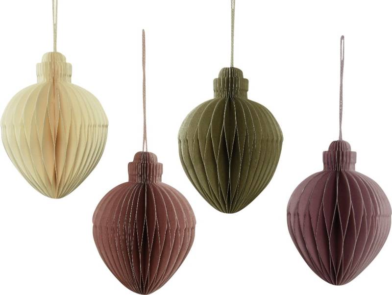 Kaemingk Weihnachtshänger Konus aus Papier 10 cm von Kaemingk