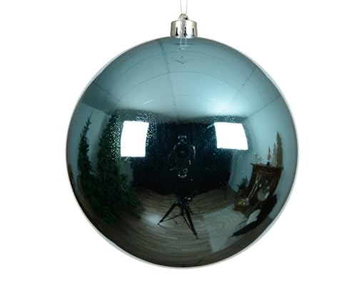 Kaemingk Weihnachtskugel Kunststoff 14cm x 1 Stück groß & bruchsicher - Christbaumkugeln XXL Weihnachtsbaumkugeln für Weihnachten - Christbaumschmuck & Weihnachtsbaumschmuck - Folkloreblau Kaemingk Weihnachtskugel Kunststoff 14cm x 1 Stück groß & bruchsicher - Christbaumkugeln XXL Weihnachtsbaumkugeln für Weihnachten - Christbaumschmuck & Weihnachtsbaumschmuck - Folkloreblau von Kaemingk