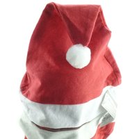 Weihnachtsmütze Rot & Weiß 40 cm - Polyester von Kaemingk