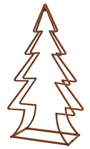 Kaemingk dekorativer ausgefallener Holzscheit-Halter Kaminholz-Halter ALS Tannenbaum-Silhouette von Kaemingk