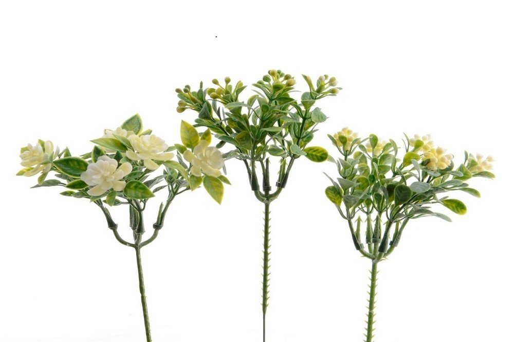 Kunstblume Kunstblumen Bündel grün 3er-Set, Kaemingk von Kaemingk