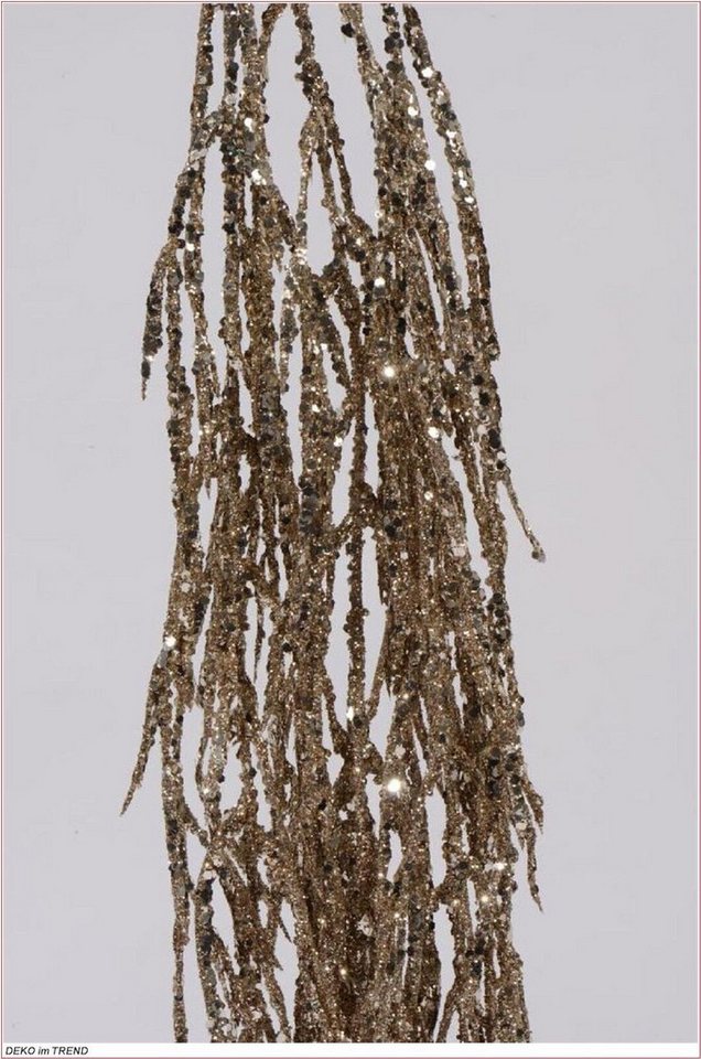 Kunstpflanze Kunstzweig Kunstbusch gold Zweig Busch mit Glitter, Kaemingk Kunstpflanze Kunstzweig Kunstbusch gold Zweig Busch mit Glitter, Kaemingk von Kaemingk