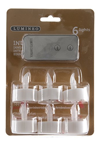 LED Teelicht Flame 6 Stück im Set, inkl. Fernbedienung und Batterien LED Teelicht Flame 6 Stück im Set, inkl. Fernbedienung und Batterien von Kaemingk