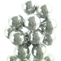 Mini-Weihnachtskugeln Hazy Blue am Draht ø 2,5 cm aus Glas - 12er Set von Kaemingk