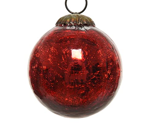 SFERA VETRO MM.75 ROSSO CRACK von Kaemingk