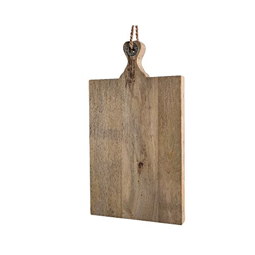 Kaemingk Schneidebrett Brett Holz Mangoholz Jausenbrett Käsebrett Servierbrett Küchenbrett zum Hängen L 48 cm von Kaemingk