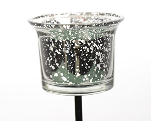 Teelicht Glasteelicht auf Metallstift Steckteelicht silber Ø 6 x 10 cm 4er Set Teelicht Glasteelicht auf Metallstift Steckteelicht silber Ø 6 x 10 cm 4er Set von Kaemingk
