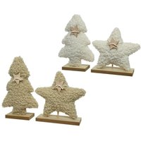 Weihnachtsbaum oder Stern 18 cm. Einzelstück von Kaemingk