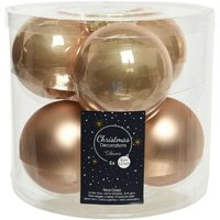 Weihnachtskugeln zum Hängen im Glas 8 cm. 6er-Set Weihnachtskugeln zum Hängen im Glas 8 cm. 6er-Set von Kaemingk