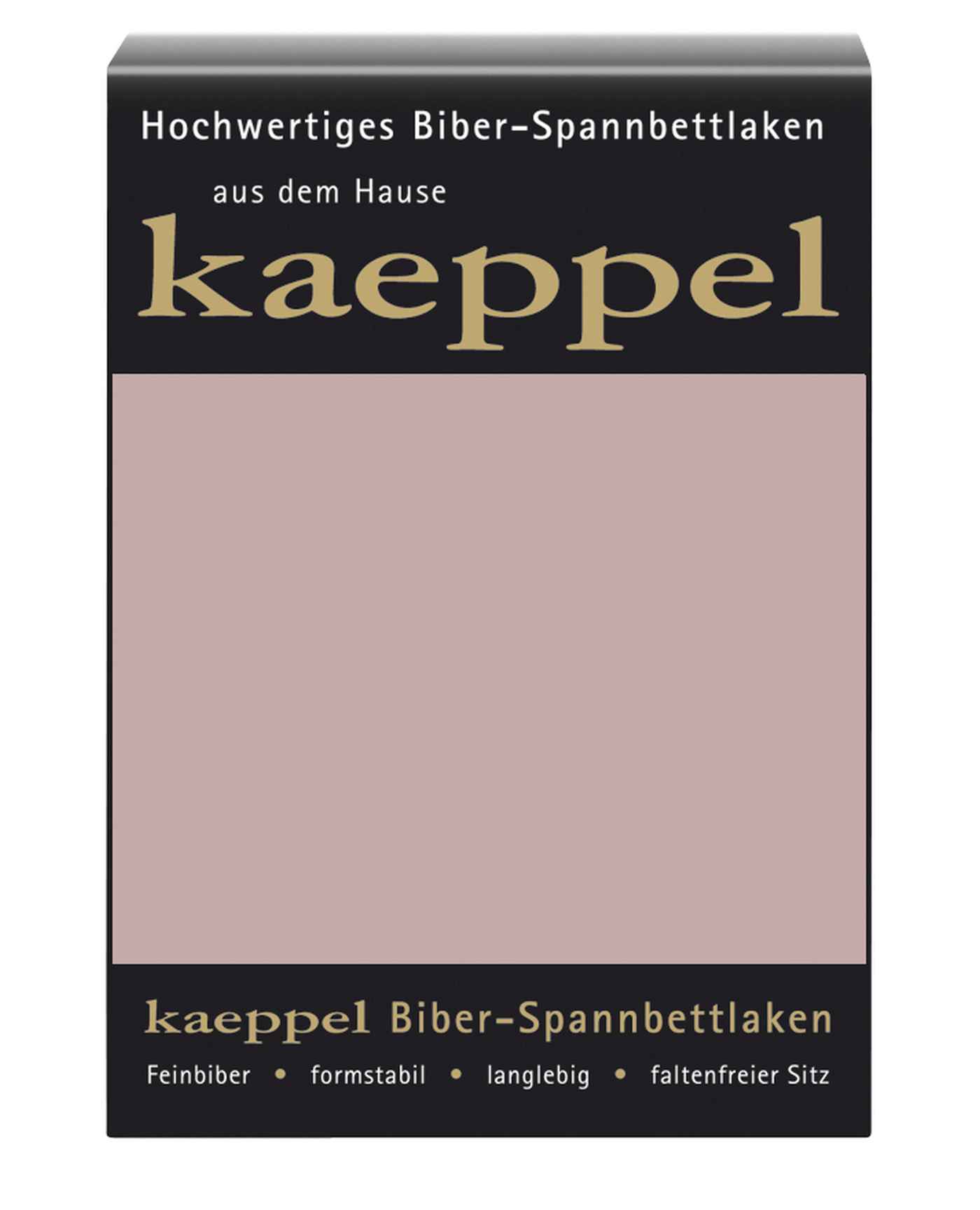 Kaeppel Biber Spannbettlaken Einfarbig Rosenholz 90x200 cm - 100x200 cm von Kaeppel