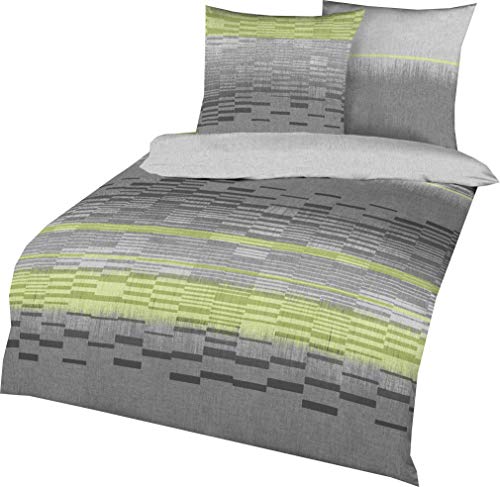 Kaeppel Biber Wendebettwäsche Collector anthrazit 1 Bettbezug 135 x 200 cm + 1 Kissenbezug 80 x 80 cm von Kaeppel