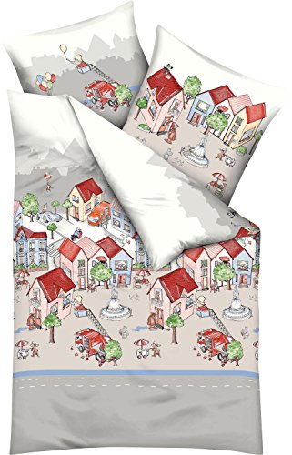 Kaeppel Kinder-Bettwäsche Renforcé bunt Größe 100x135 cm (40x60 cm) von Kaeppel