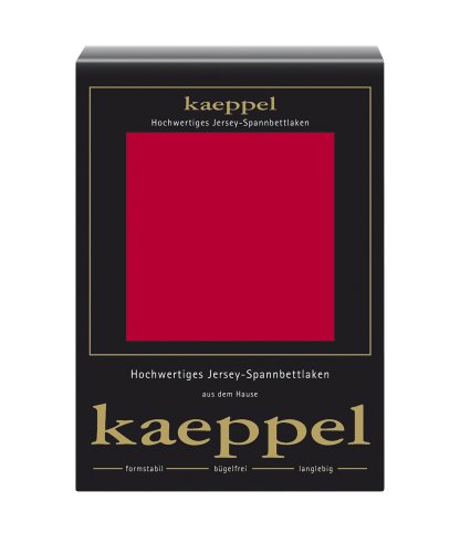 Kaeppel L-016753-12L2-U5KN Spannbetttuch Single Jersey Mako Cotton, 140-160/200 cm von Kaeppel