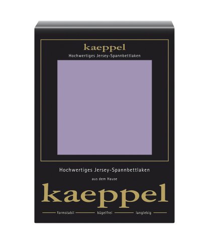 Kaeppel L-016753-19L2-U5KN Spannbetttuch Single Jersey Mako Cotton, 140-160/200 cm von Kaeppel