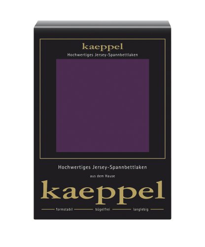 Kaeppel L-016753-20L1-U5KN Spannbetttuch Single Jersey Mako Cotton, 100/200 cm von Kaeppel