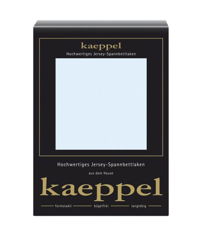 Kaeppel L-016753-23L1-U5KN Spannbetttuch Single Jersey Mako Cotton, 100/200 cm von Kaeppel