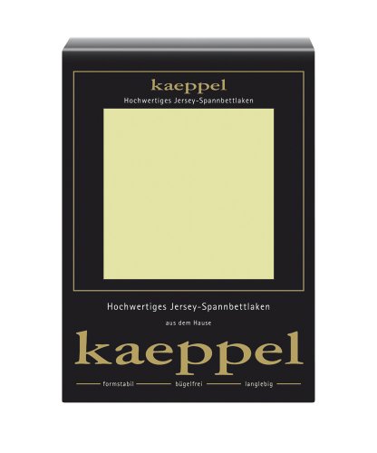 Kaeppel L-016753-30L1-U5KN Spannbetttuch Single Jersey Mako Cotton, 100/200 cm von Kaeppel