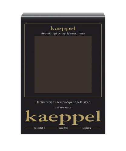 Kaeppel L-016753-37L3-U5KN Spannbetttuch Single Jersey Mako Cotton, 180-200/200 cm von Kaeppel