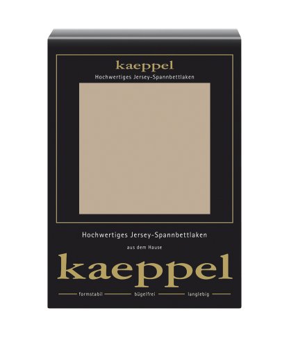 Kaeppel L-016753-42L1-U5KN Spannbetttuch Single Jersey Mako Cotton, 100/200 cm von Kaeppel