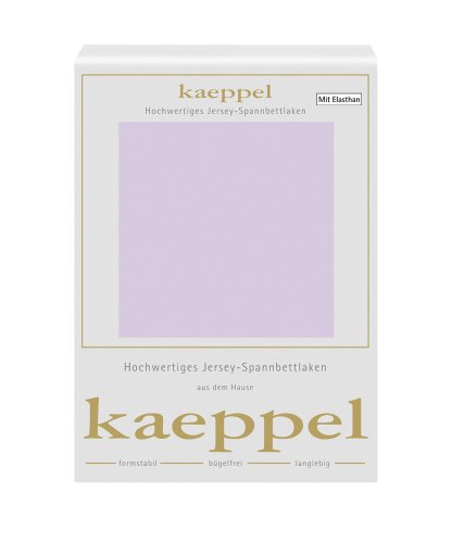 Kaeppel L-11671E-18L1-U5KS Spannbetttuch Single Jersey Mako Elastan, 100 x 200 cm von Kaeppel