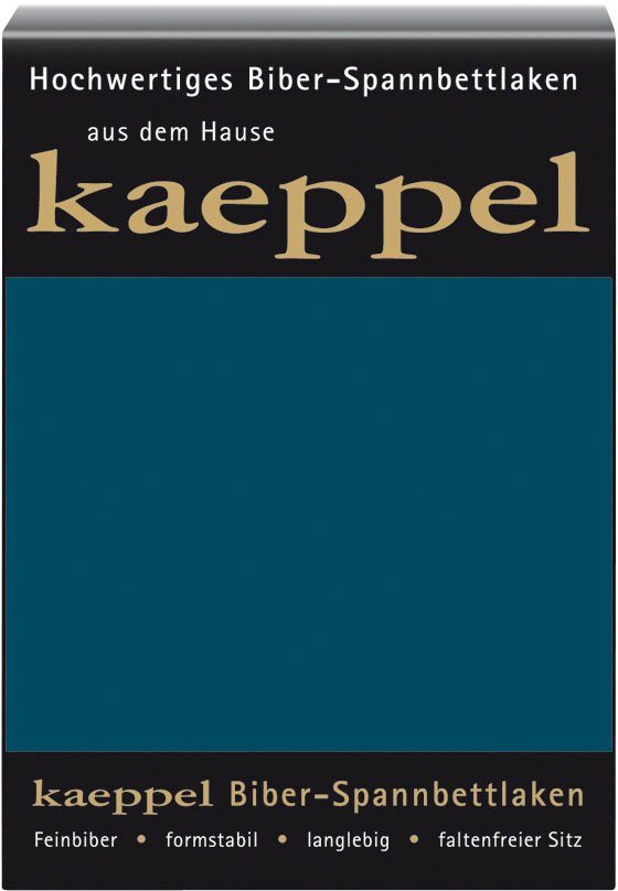 Kaeppel Spannbettlaken Spannbettlaken Biber, Biber, Gummizug: rundum, (1 Stück), 100% Baumwolle, kuschelig weich ideal für Winter von Kaeppel