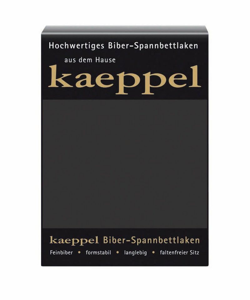 Kaeppel Spannbettlaken Spannbettlaken Biber, Biber, Gummizug: rundum, (1 Stück), 100% Baumwolle, kuschelig weich ideal für Winter von Kaeppel