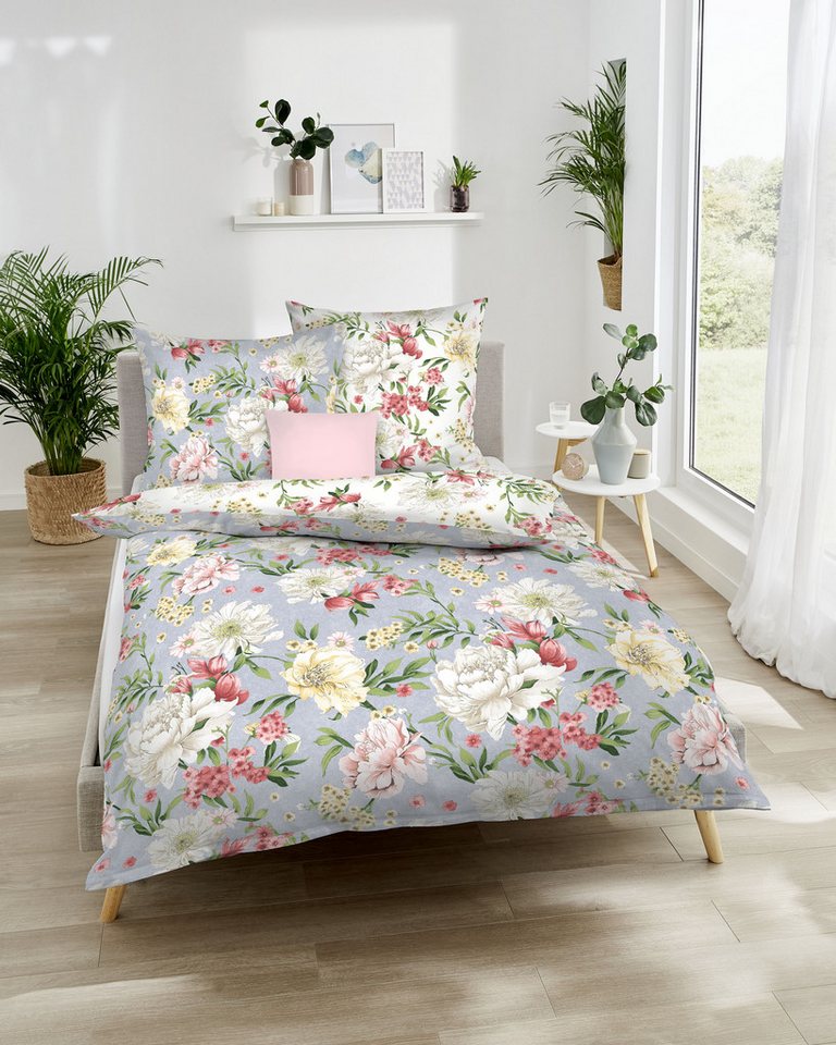 Kaeppel Wendebettwäsche Flirtation, Mako-Satin, 2 teilig, Mit Blumen Kaeppel Wendebettwäsche Flirtation, Mako-Satin, 2 teilig, Mit Blumen von Kaeppel