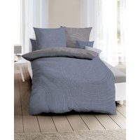 Kaeppel Wendebettwäsche "Jaro in Mako Satin und Biber (Flanell) Qualität, 100% Baumwolle, Bett- und Kopfkissenbezug mit Reißverschluss, Satin mit seidigem Glanz, Winter- und Sommerbettwäsche, ganzjährig einsetzbar", (2 tlg.) von Kaeppel