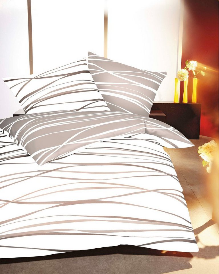 Kaeppel Wendebettwäsche Motion, Feinbiber, 2 teilig, Mit feinen Wellenlinien Kaeppel Wendebettwäsche Motion, Feinbiber, 2 teilig, Mit feinen Wellenlinien von Kaeppel