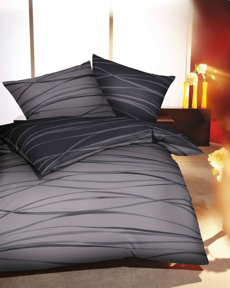 Kaeppel Wendebettwäsche Motion, Feinbiber, 2 teilig, Mit feinen Wellenlinien Kaeppel Wendebettwäsche Motion, Feinbiber, 2 teilig, Mit feinen Wellenlinien von Kaeppel