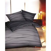 Kaeppel Wendebettwäsche "Motion", (2 tlg.), aus 100% Baumwolle, in Mako-Satin oder Biber Qualität, Winterbettwäsche, Bett- und Kopfkissenbezug mit Reißverschluss, Bettwäsche-Set STANDARD 100 by OEKO-TEX zertifiziert. von Kaeppel