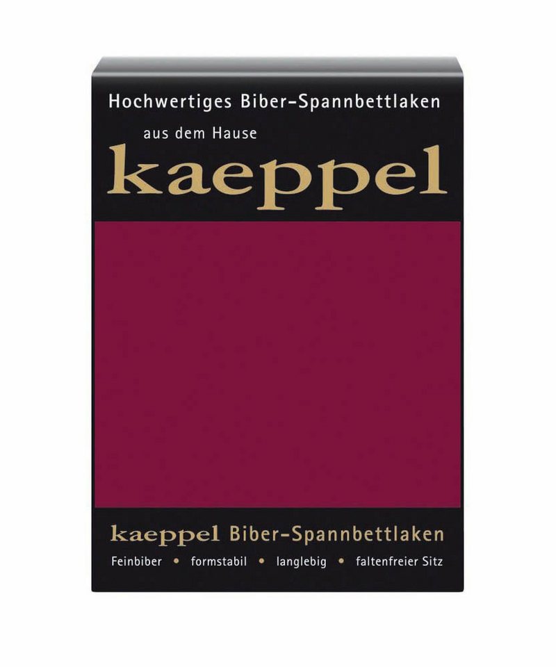 Spannbettlaken Spannbettlaken Biber, Kaeppel, Biber, Gummizug: rundum, (1 Stück), 100% Baumwolle, kuschelig weich ideal für Winter von Kaeppel