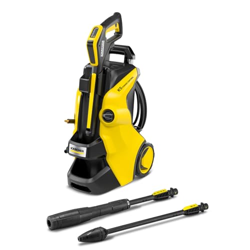 Kärcher Hochdruckreiniger K 5 Power Control, Druck: max. 145 bar, Fördermenge: 500 l/h, Flächenleistung: 40 m²/h, Wasserfilter, Gewicht: 13 kg, Hochdruckschlauch und -pistole, Dreckfräser, Strahlrohr von Kärcher
