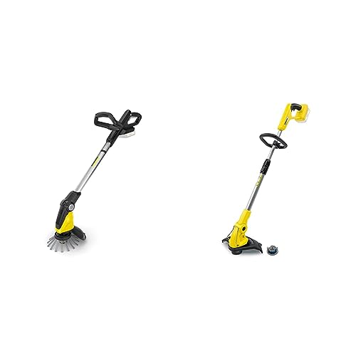Kärcher 18 V Akku-Unkrautentferner WRE 18-55, Nylonborsten-Kopf mit max. 2.800 U/min & 18 V Akku-Rasentrimmer LTR 18-30, Schnittgeschwindigkeit Kärcher 18 V Akku-Unkrautentferner WRE 18-55, Nylonborsten-Kopf mit max. 2.800 U/min & 18 V Akku-Rasentrimmer LTR 18-30, Schnittgeschwindigkeit von Kärcher