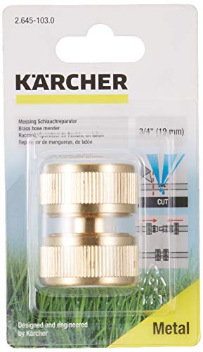 Kärcher 2.645-103.0 Schlauchreparator (Messing, 5/8 Zoll-3/4 Zoll) von Kärcher