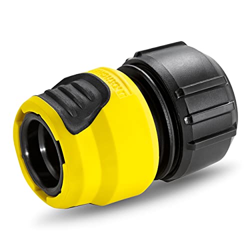 Kärcher 2.645-204.0 Schlauchkupplung Universal Plus mit Aqua Stop, schwarz von Kärcher