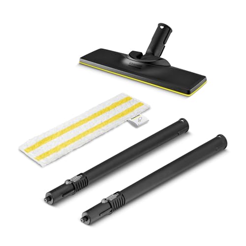 Kärcher Bodendüsenset EasyFix für SC 1, 1 EasyFix-Bodendüse, 1 Universal-Bodentuch aus Feinstfaser, 2 Verlängerungsrohre (0,5 m), Original-Zubehör für Kärcher Dampfreiniger SC 1 Kärcher Bodendüsenset EasyFix für SC 1, 1 EasyFix-Bodendüse, 1 Universal-Bodentuch aus Feinstfaser, 2 Verlängerungsrohre (0,5 m), Original-Zubehör für Kärcher Dampfreiniger SC 1 von Kärcher