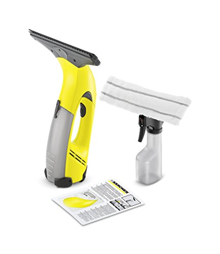 Kärcher Akku Fenstersauger WV 50 Plus (Akkulaufzeit: 20 min, Sprühflasche mit Mikrofaserbezug, Fensterreiniger-Konzentrat 20 ml) von Kärcher