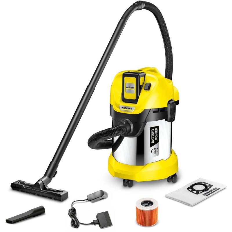 Kärcher Akku- Mehrzwecksauger WD 3 Battery Premium Set inkl. Akku von Kärcher