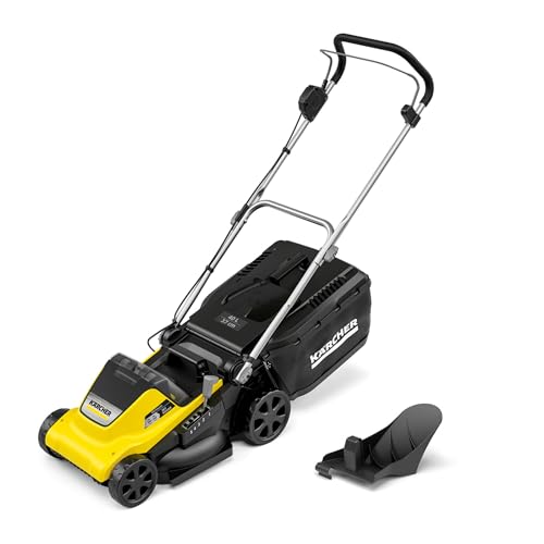 Kärcher Akku-Rasenmäher LMO 4-18 Dual, ideal für Grasflächen bis zu 450 m2, Schnittbreite: 37 cm, Motor: 36 V, Grasfangbehälter: 40 l, verwendbar mit 2 Kärcher 18-V-Akkus, ohne Akkus Kärcher Akku-Rasenmäher LMO 4-18 Dual, ideal für Grasflächen bis zu 450 m2, Schnittbreite: 37 cm, Motor: 36 V, Grasfangbehälter: 40 l, verwendbar mit 2 Kärcher 18-V-Akkus, ohne Akkus von Kärcher