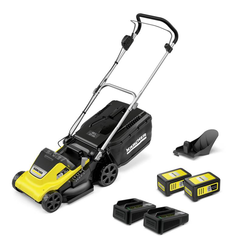 Kärcher Akku-Rasenmäher 'LMO 4-18 Dual Battery Set' 18 V mit Akku, bis 450 m² von Kärcher