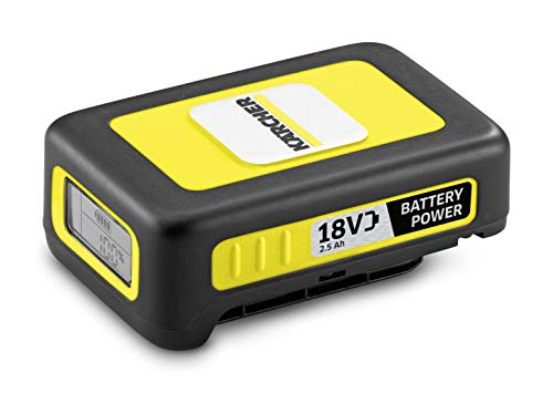 Kärcher Battery Power18/25,18 Vor36 V, 2,5 Ah(Energieverbrauch 45 Wh, Echtzeitanzeige Akku, Lithium-Ionen-Akku, extrem robust, Temperaturmanagement, Strahlwasser geschützt, automatischer Lagermodus) von Kärcher