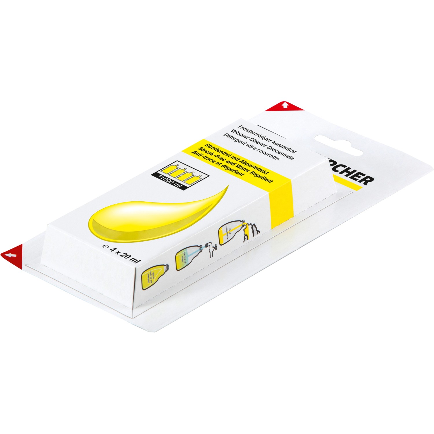 Kärcher Fensterreiniger Konzentrat 4 x 20 ml von Kärcher