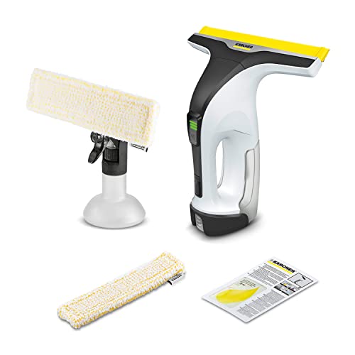 Kärcher Akku-Fensterreiniger WV 4-4 Plus, Fenstersauger mit innovativer Silikonlippe, LED-Akkustatusanzeige, ohne Akku und Ladegerät von Kärcher