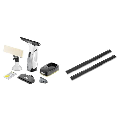 Kärcher Fenstersauger WV 5 Plus N Battery, mit zusätzlichem Akku & Abziehlippen 280 mm für Akku-Fenstersauger von Kärcher